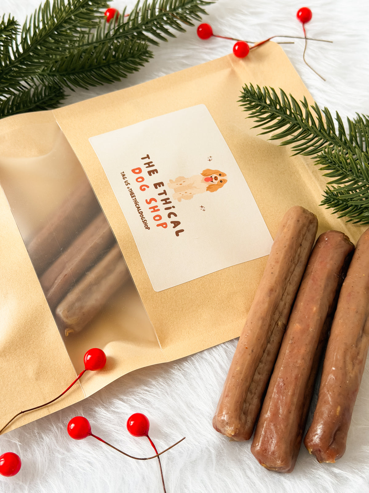 Turkey & Cranberry Moist Sausages – Pack of 3