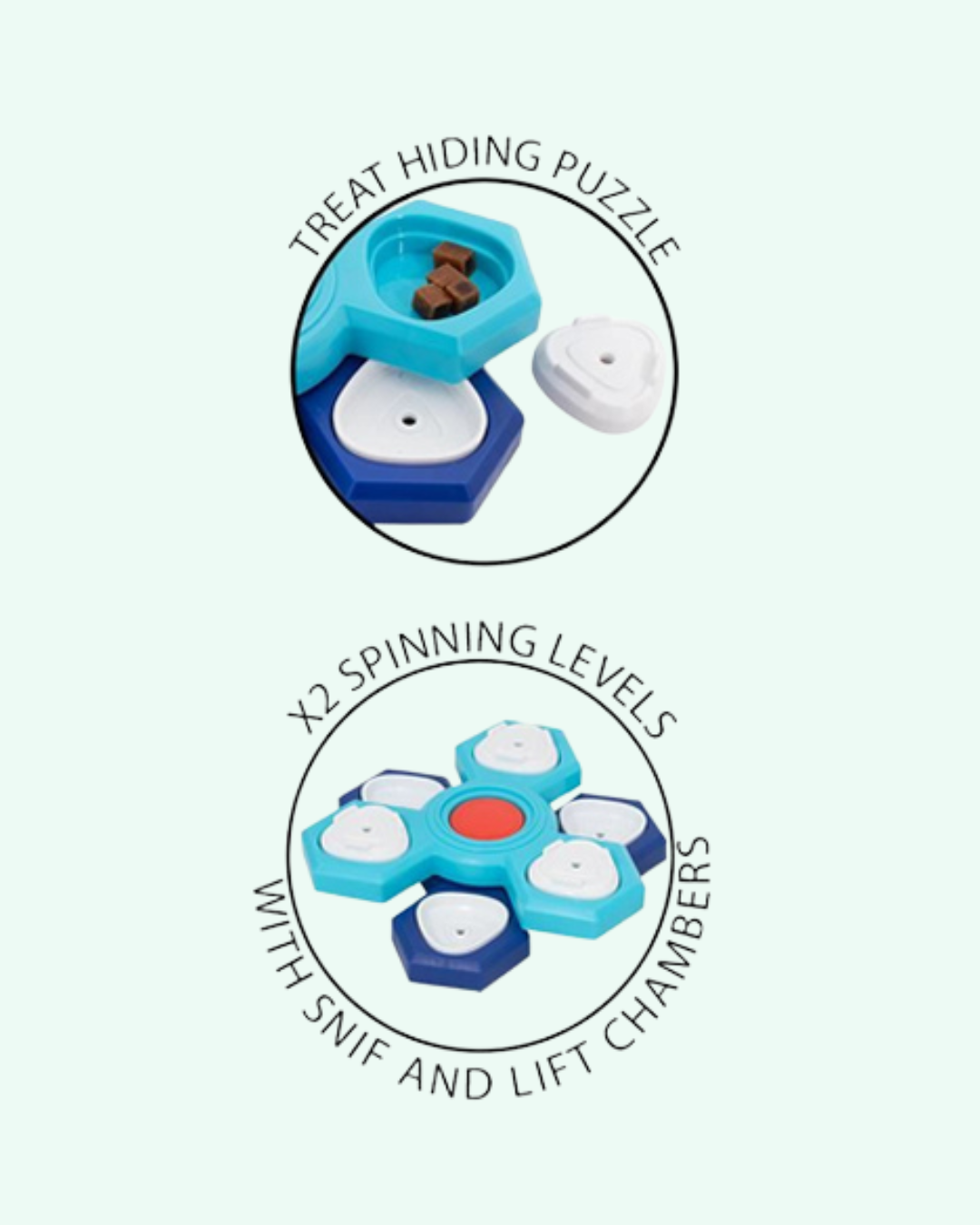 Spinning Puzzle Enrichment Toy