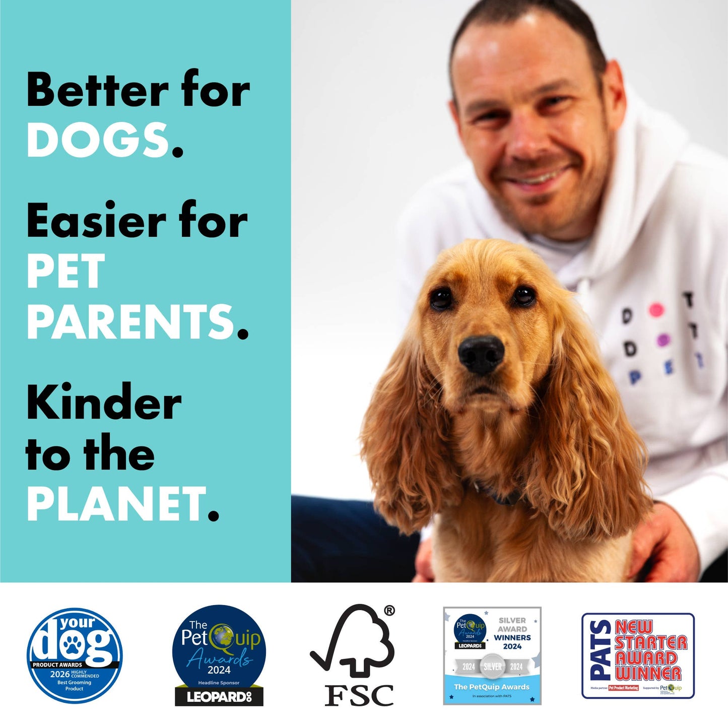 Mini Eco Dog Drying Towels – Disposable Paw & Face Towels