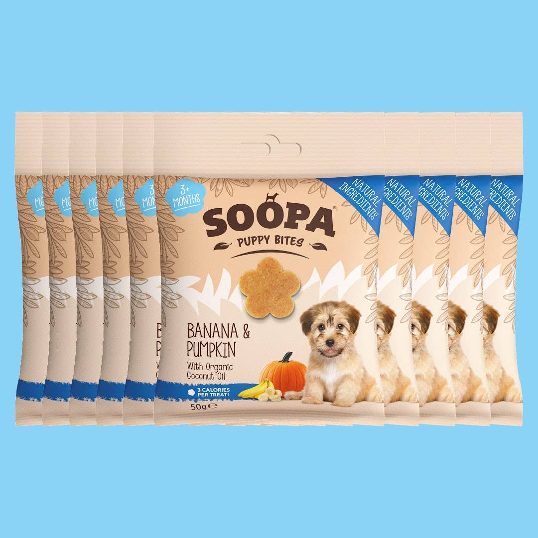 Banana & Pumpkin Puppy Treats: Single Pack