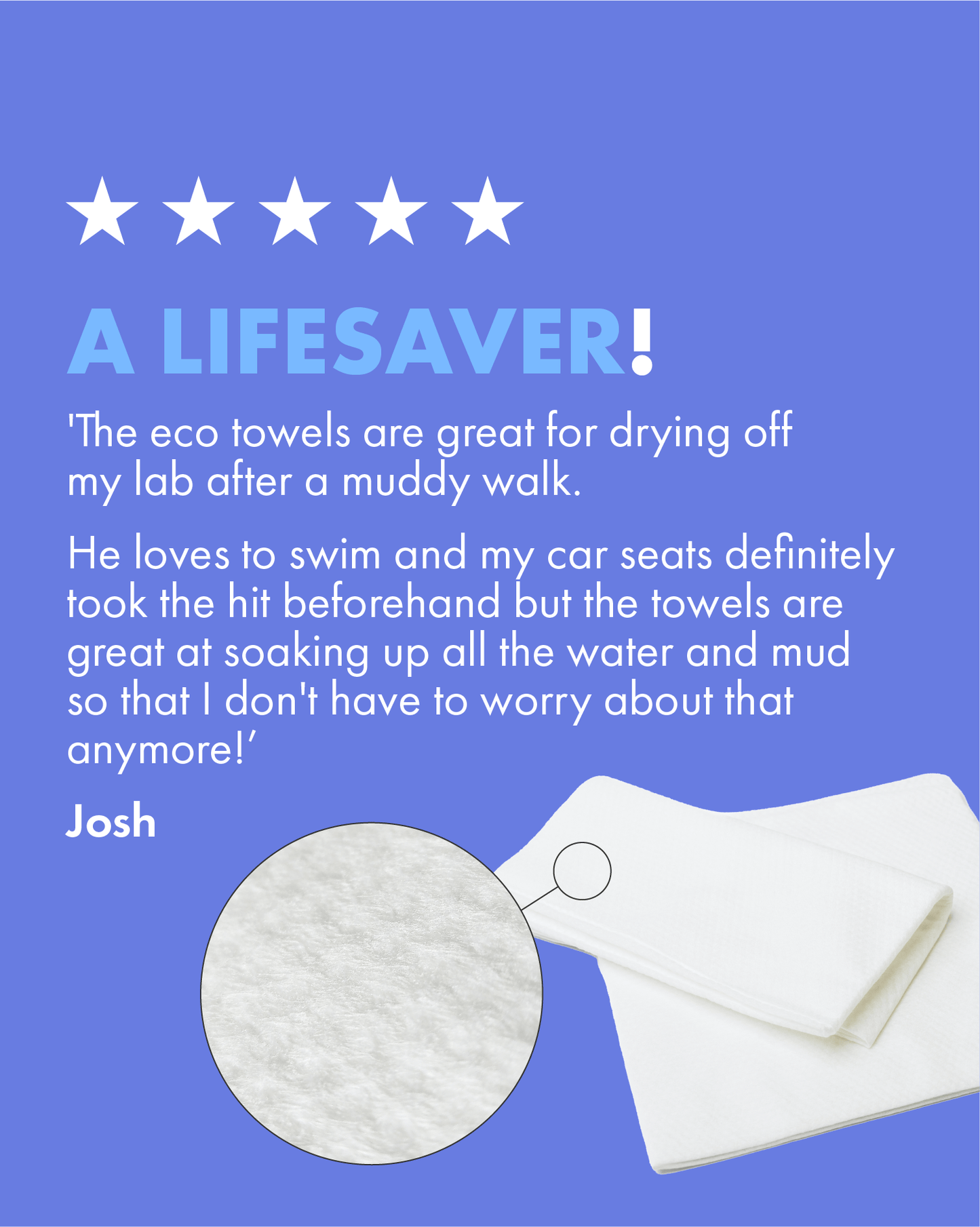 Biodegradable Super-Absorbent Pet Eco Towels – 20 Pack