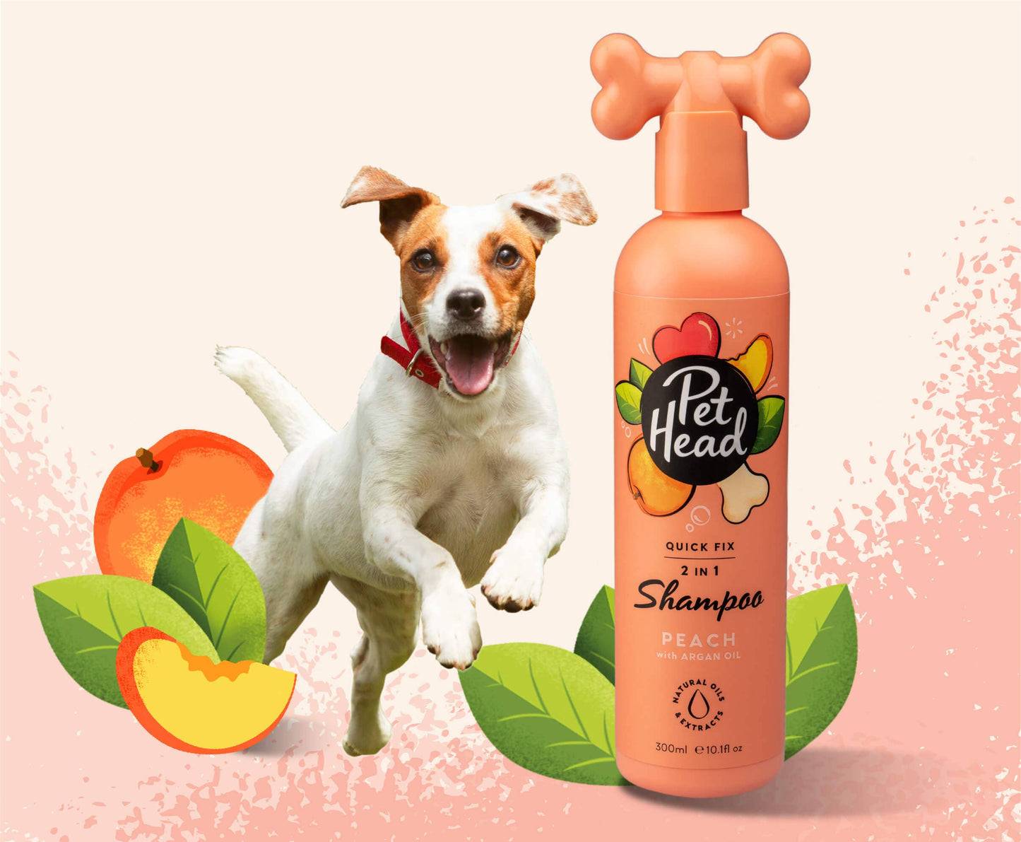 Pet Head 2-in-1 Shampoo - Peach