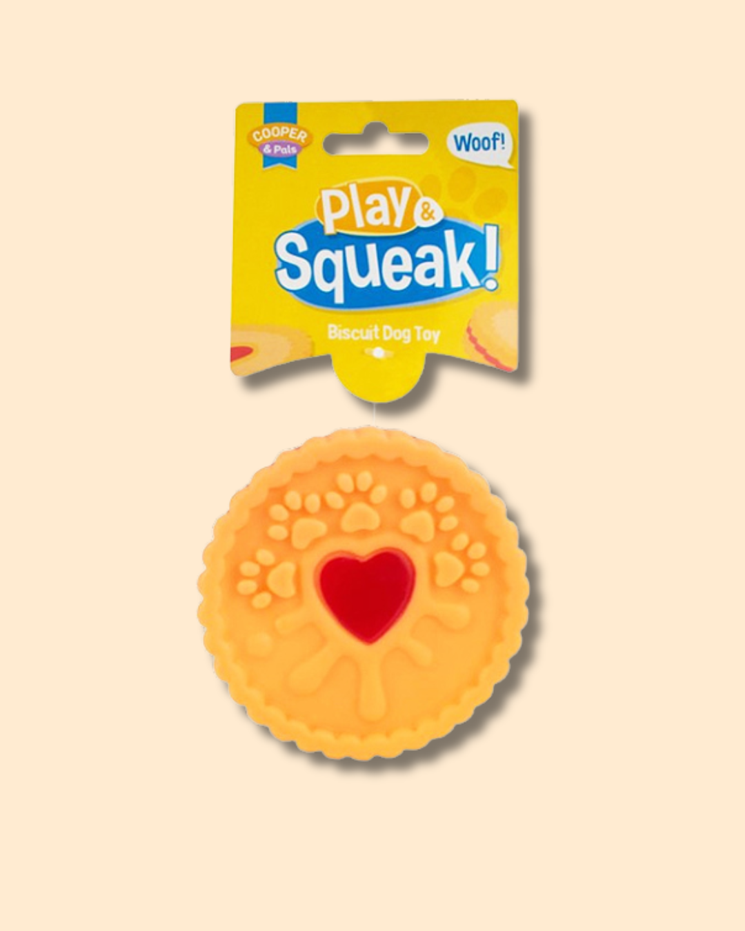 Biscuit Squeaky Toy