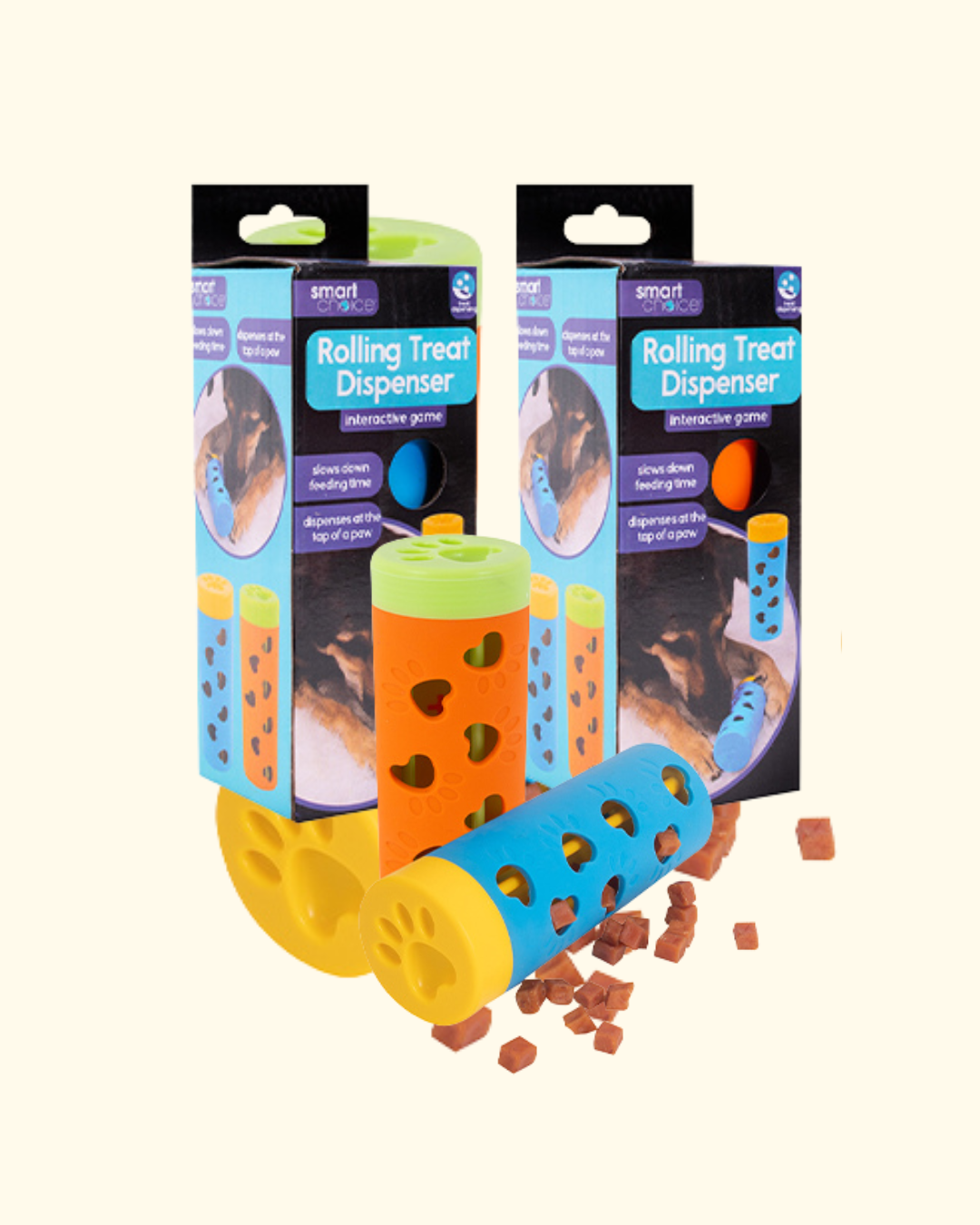 Rolling Treat Dispensing Enrichment Toy
