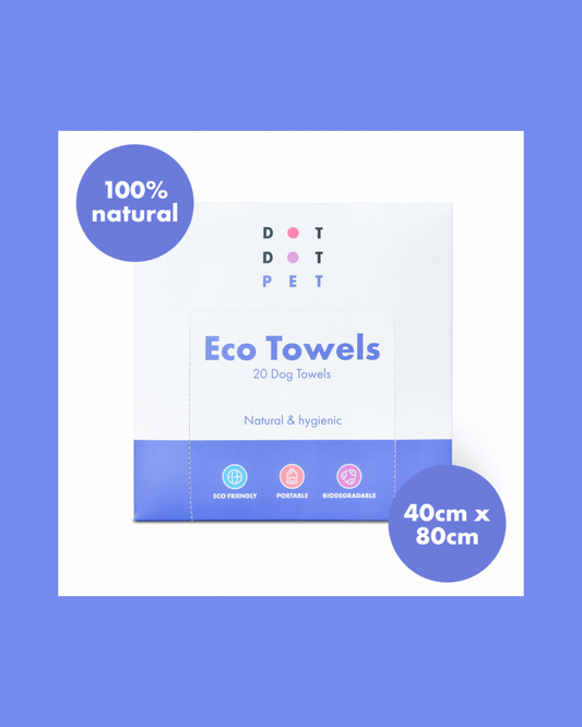 Biodegradable Super-Absorbent Pet Eco Towels – 20 Pack