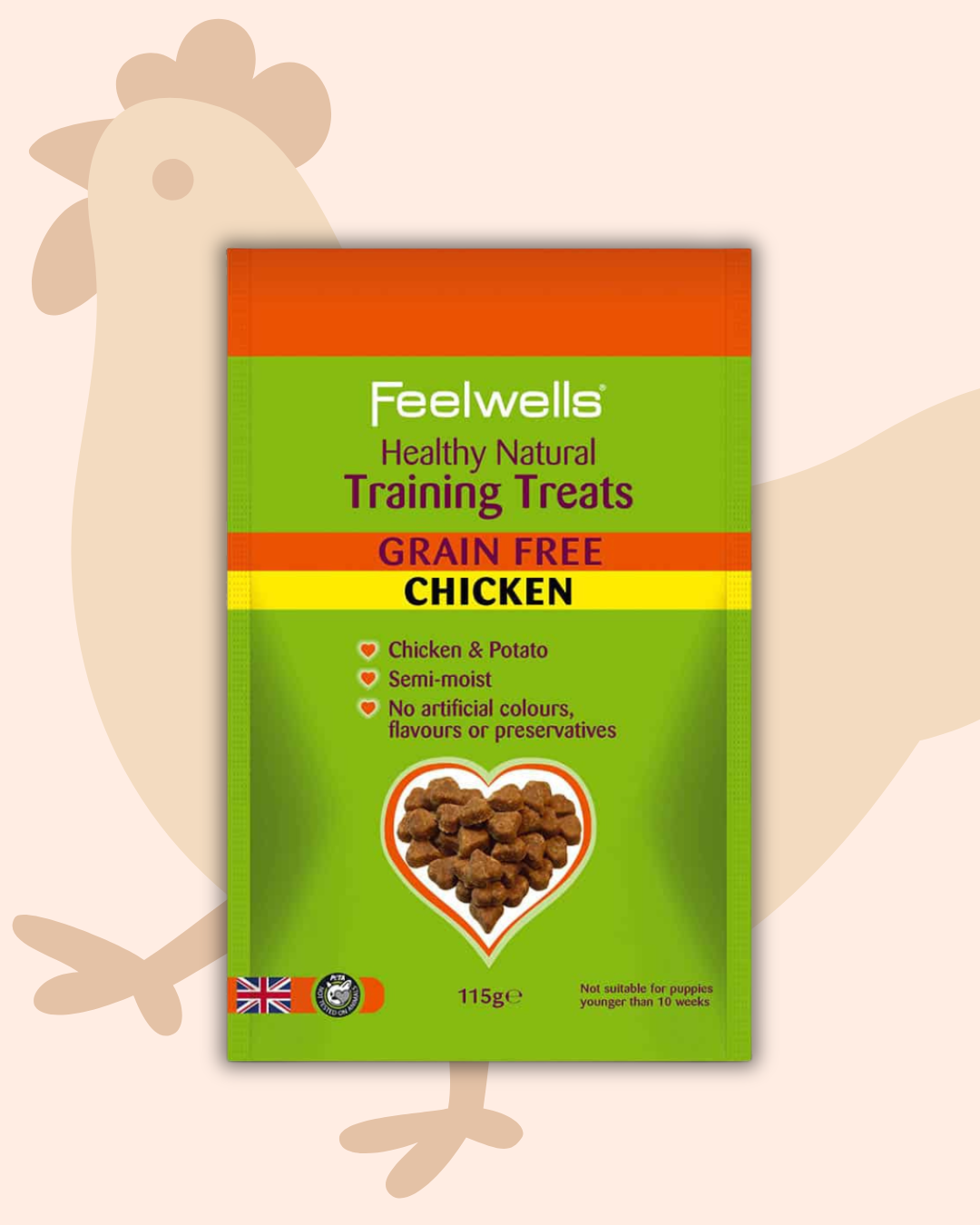 Feelwells Chicken Training Treats (Grain Free)