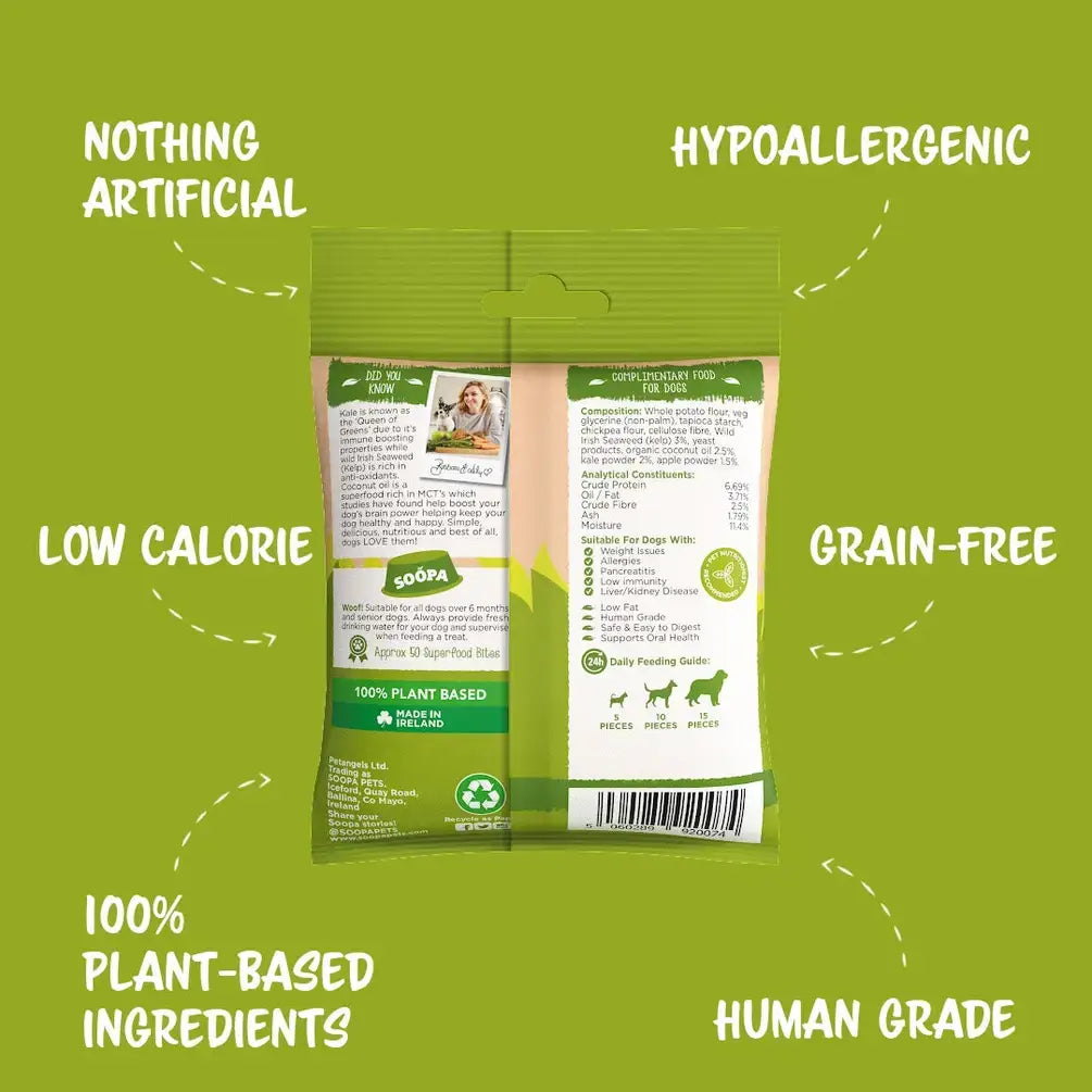 Kale & Apple Dog Treats: Single Pack