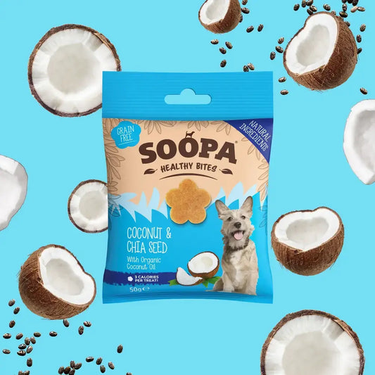 Coconut & Chia Seed Dog Treats: Single Pack