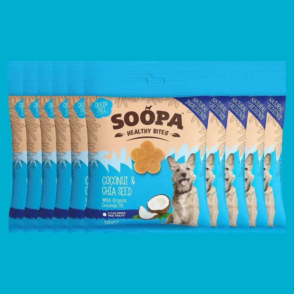 Coconut & Chia Seed Dog Treats: Single Pack
