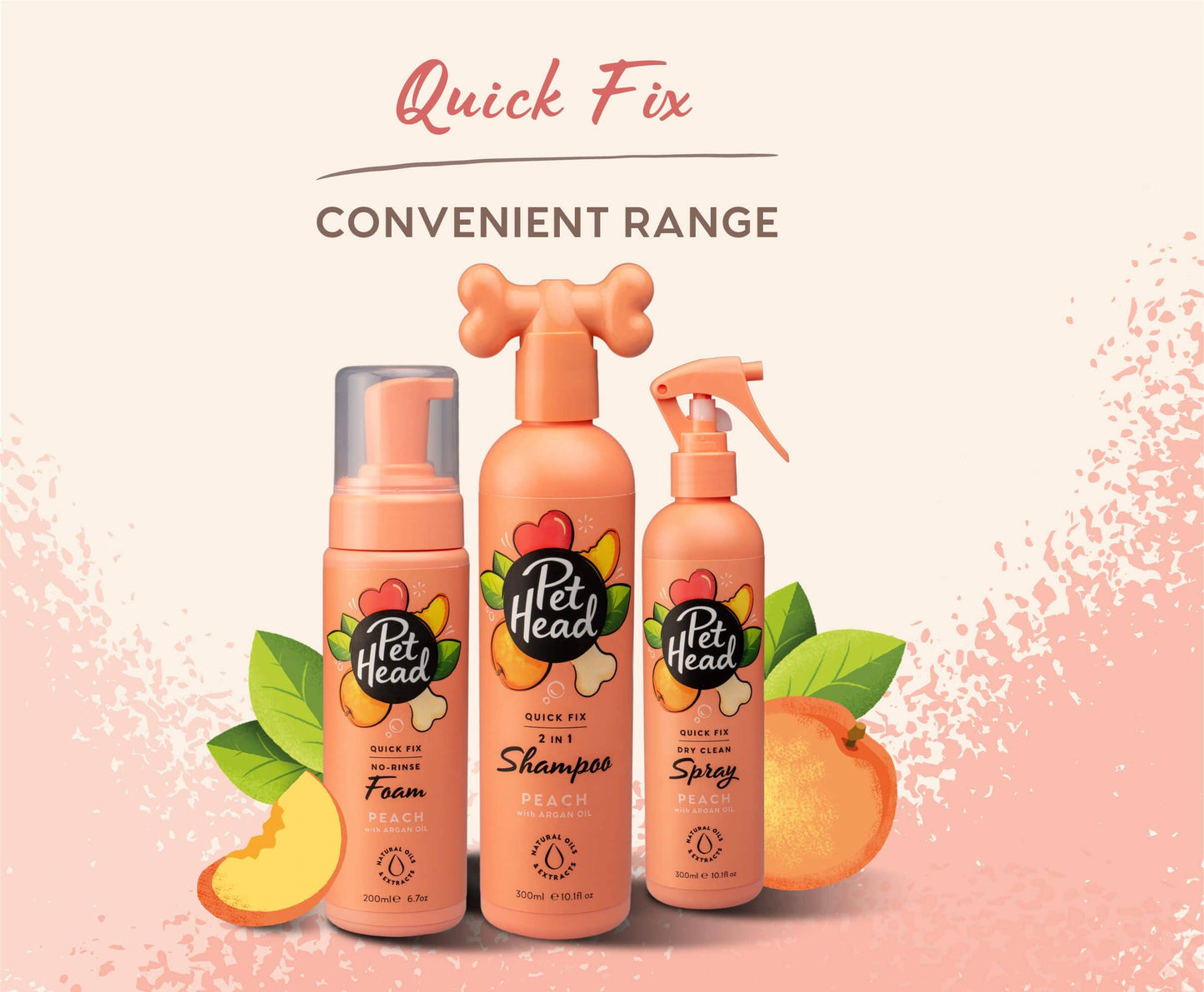 Pet Head 2-in-1 Shampoo - Peach